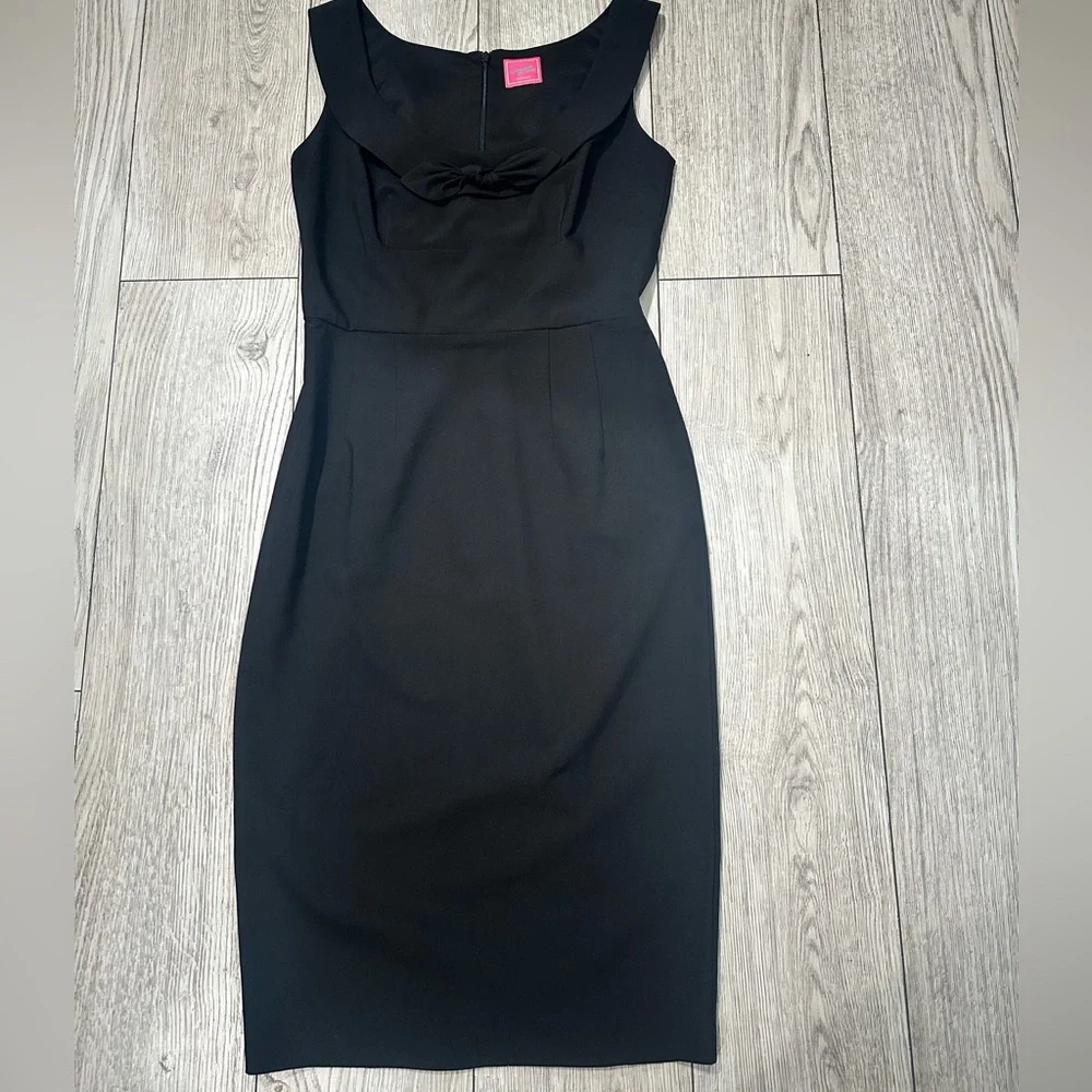 NWOT Glamour Bunny Joan Black Dress - Picture 2 of 5